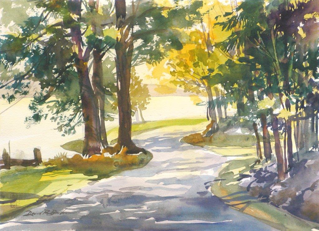 Watercolor Print - Path to the Point