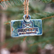 Load image into Gallery viewer, Ornament - Dillman's Bay Resort - Rectangle in Blue/Green