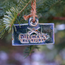 Load image into Gallery viewer, Ornament - Dillman's Bay Resort - Rectangle in Blue/Green