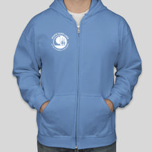 Load image into Gallery viewer, Sweatshirt - Zip Hoodie - White Sand Lake - Sun, Trees & Lake