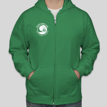 Load image into Gallery viewer, Sweatshirt - Zip Hoodie - White Sand Lake - Sun, Trees & Lake