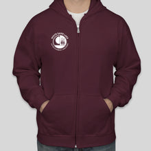 Load image into Gallery viewer, Sweatshirt - Zip Hoodie - White Sand Lake - Sun, Trees & Lake