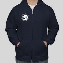 Load image into Gallery viewer, Sweatshirt - Zip Hoodie - White Sand Lake - Sun, Trees & Lake