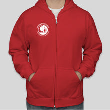 Load image into Gallery viewer, Sweatshirt - Zip Hoodie - White Sand Lake - Sun, Trees & Lake