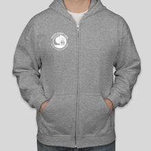 Load image into Gallery viewer, Sweatshirt - Zip Hoodie - White Sand Lake - Sun, Trees & Lake