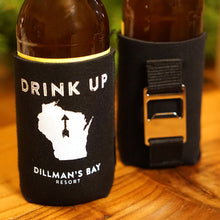 Load image into Gallery viewer, Koozie with Bottle Opener - Drink Up
