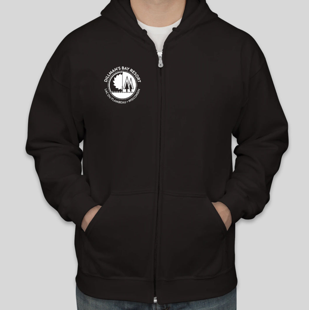 Sweatshirt - Zip Hoodie - Throwback Dillman's Logo